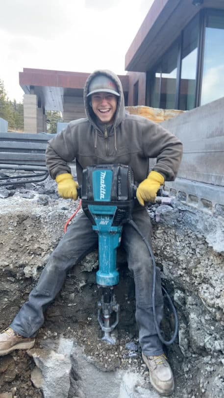 Concrete Demolition and Transformation in Big Sky